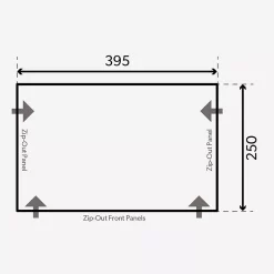 Dometic Mobil Air Pro 361/391, Aufblasbares Vorzelt -Geschäft Für Outdoor-Campingbedarf dometic luftvorzelt mobil air pro 361 391 grundflaeche masse 1000 2 19957