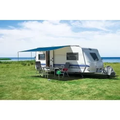 Geschäft Für Outdoor-Campingbedarf 20 Wohnwagen-Sonnendach DWT Flora, Grösse 4, Blau
