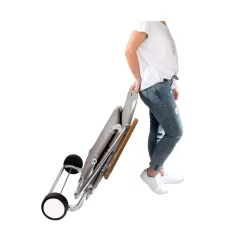 Strandliege Frankana Freiko Beach Trolley -Geschäft Für Outdoor-Campingbedarf frankana freiko beach trolley taupe sonnenliege strandliege transportwagen beachliege strandbett 1000 3 5689