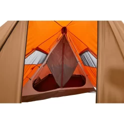 Tipi Nordisk Thrymheim 3 PU -Geschäft Für Outdoor-Campingbedarf innenzelt front rechts links mittig mit reissverschluss oeffenbar nordisk thrymheim 3 pu 1000 16 22696