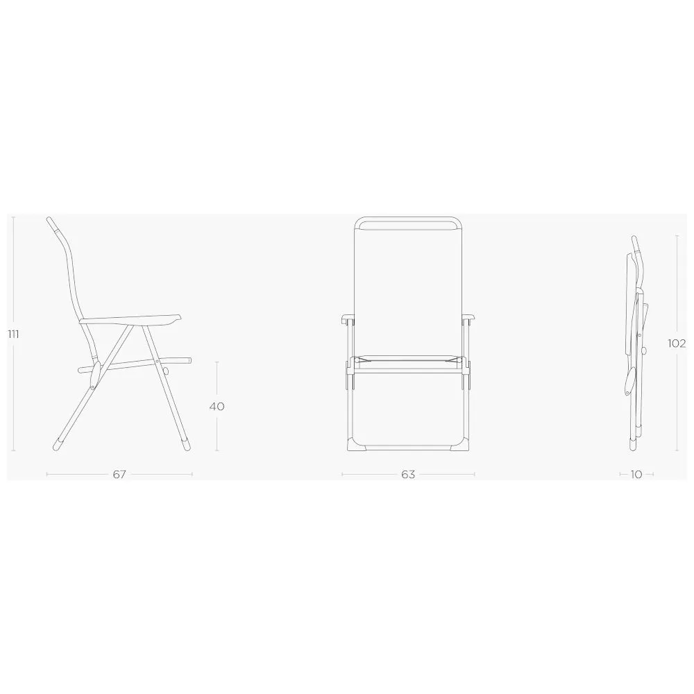 Campingstuhl Lafuma Alu Cham, Seigle II 2 Campingstuhl Lafuma Alu Cham, Seigle II – Bild 2