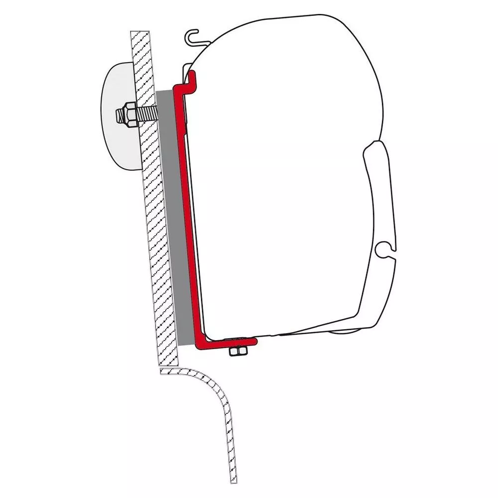 Markisenadapter Fiamma KIT Adapter Westfalia (High Roof) 1 Markisenadapter Fiamma KIT Adapter Westfalia (High Roof)