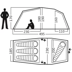 Geschäft Für Outdoor-Campingbedarf -Geschäft Für Outdoor-Campingbedarf nordisk reisa 4 pu groesse massangaben familienzelt 1000 1 22606