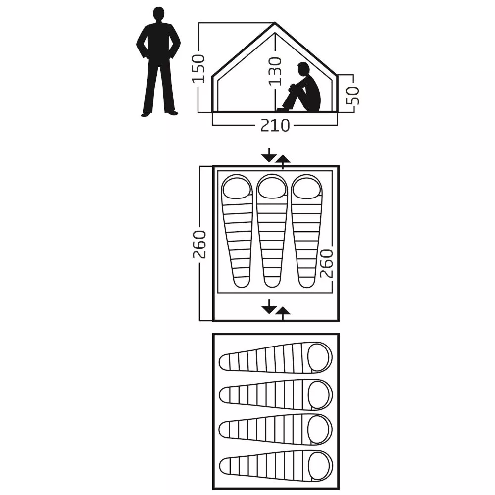 Firstzelt Nordisk Ydun Sky 5.5 2 Firstzelt Nordisk Ydun Sky 5.5 – Bild 2