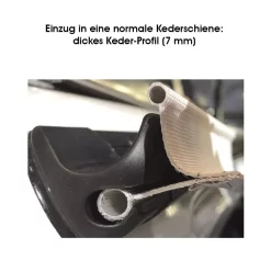 Buszelt-Kederadapter Outwell Befestigung-Adapter-Set Mit Doppelkeder 7-7+5 Mm -Geschäft Für Outdoor-Campingbedarf outwell einzug in eine normale kederschiene dickes keder profil 7 mm 1000 4 20116