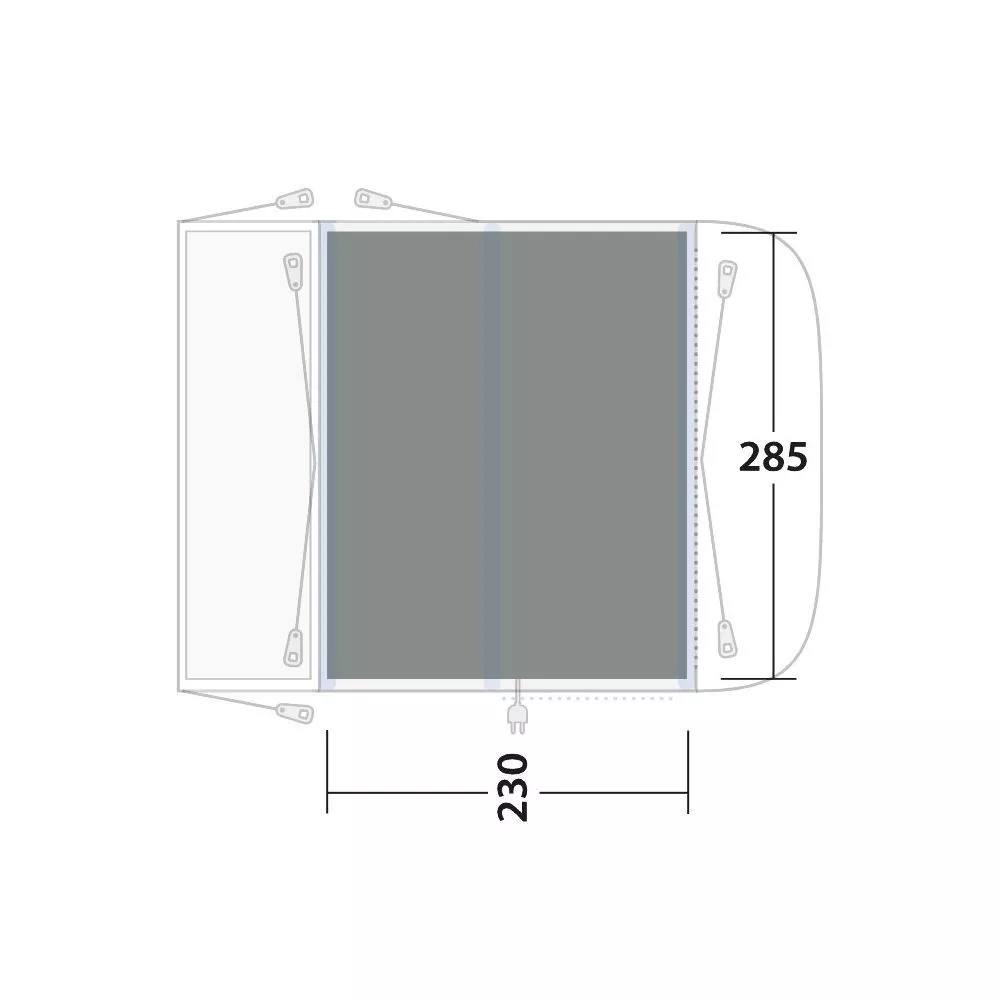 Outwell Teppich Newburg 240 / Waystone 240 2 Outwell Teppich Newburg 240 / Waystone 240 – Bild 2