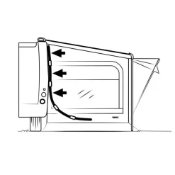 Thule QuickFit Side Tensioning Kit -Geschäft Für Outdoor-Campingbedarf thule quickfit side tensioning kit markise 2 2 11501