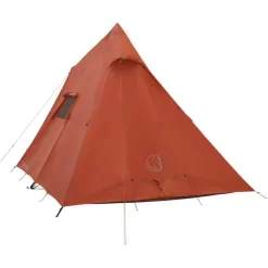 Tipi Nordisk Thrymheim 3 PU -Geschäft Für Outdoor-Campingbedarf ueberdachte belueftungsoeffnung an zeltspitze nordisk thrymheim 3 pu tipi outdoorzelt 1000 6 22696